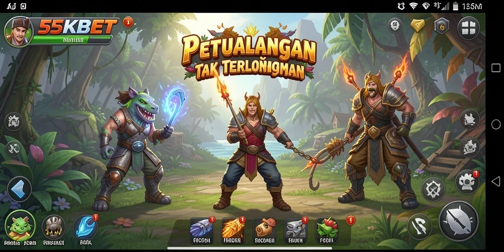 Gameplay seru dan grafis memukau di 55KBET.