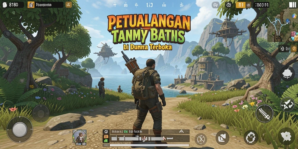 Gameplay seru di dunia terbuka 8180 yang menantang.