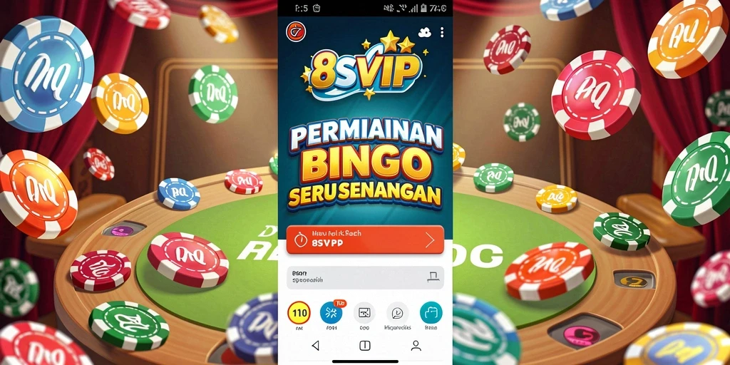 Tampilan menarik dari gameplay Bingo di 8SVIP.
