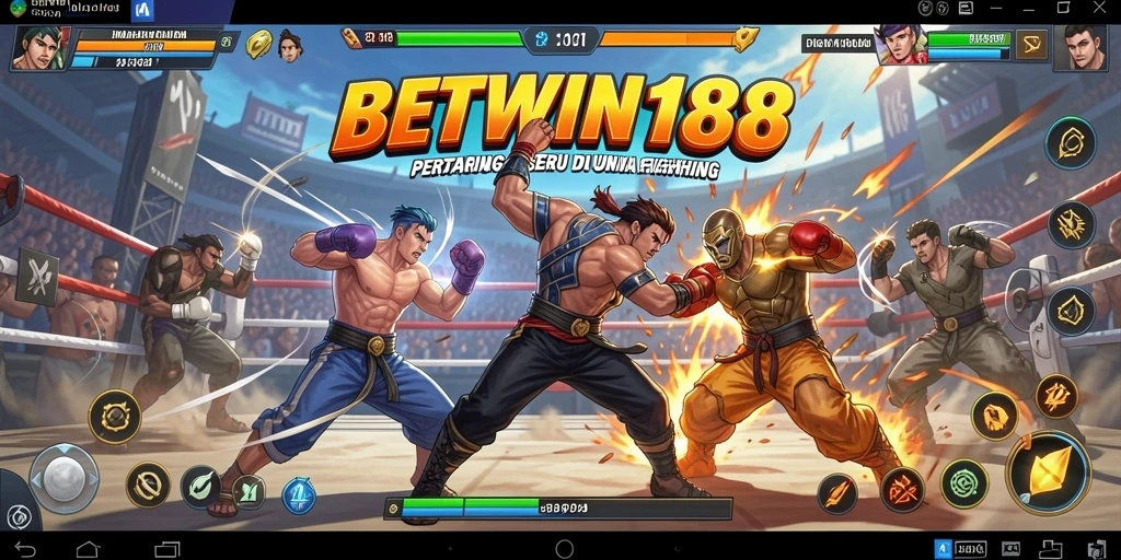 Tampilan menarik dan seru dari gameplay BETWIN188 saat bertarung.