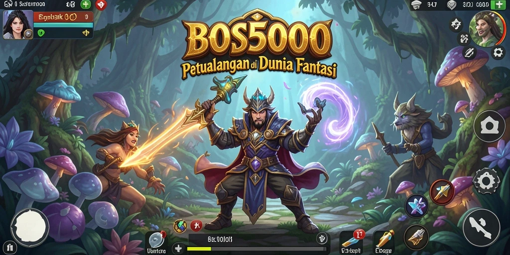 Gameplay seru dengan misi petualangan di BOS5000.