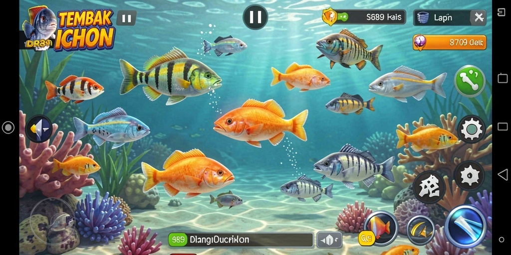 Gameplay seru dengan menembak ikan di IDR89.