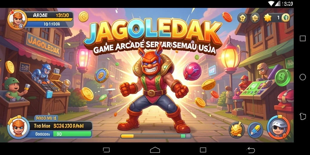 Tampilan gameplay JAGOLEDAK yang penuh tantangan dan fun.