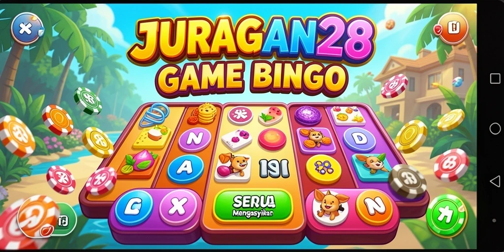 Screenshot gameplay JURAGAN28 yang menunjukkan keseruan bermain Bingo.