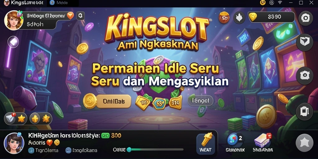 Tampilan gameplay KINGSLOT yang menawan dan mengasyikkan.