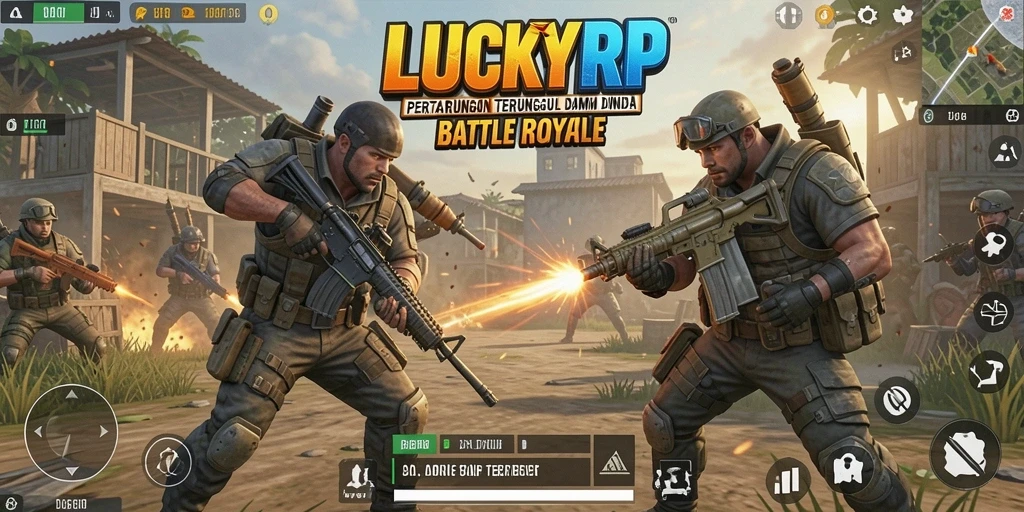 Gameplay seru di medan tempur Battle Royale yang menegangkan.