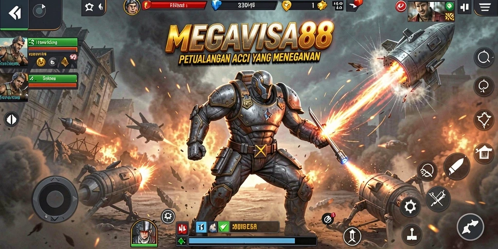 Tampilan keren dari gameplay seru MEGAVISA88.