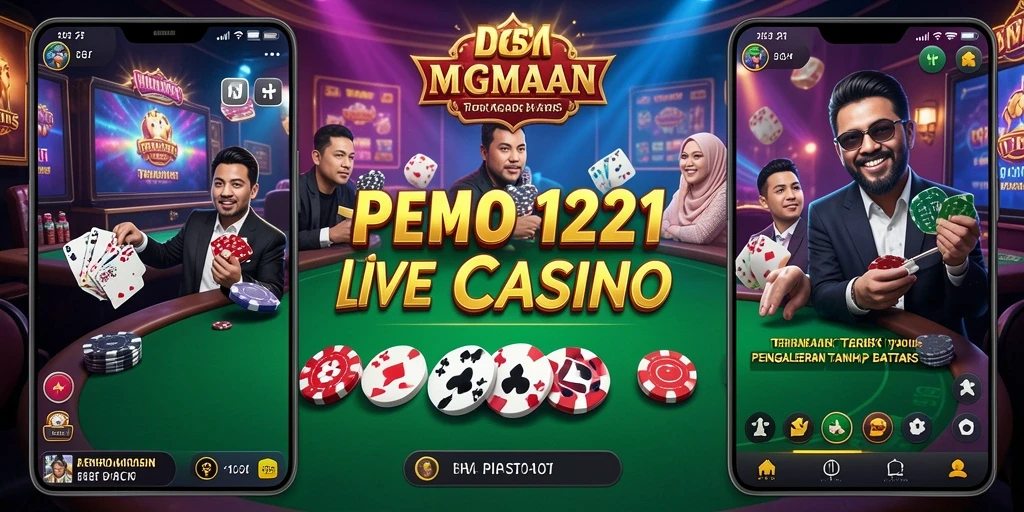 Tampilan menarik dan interaktif dari gameplay Live Casino MPO1221.