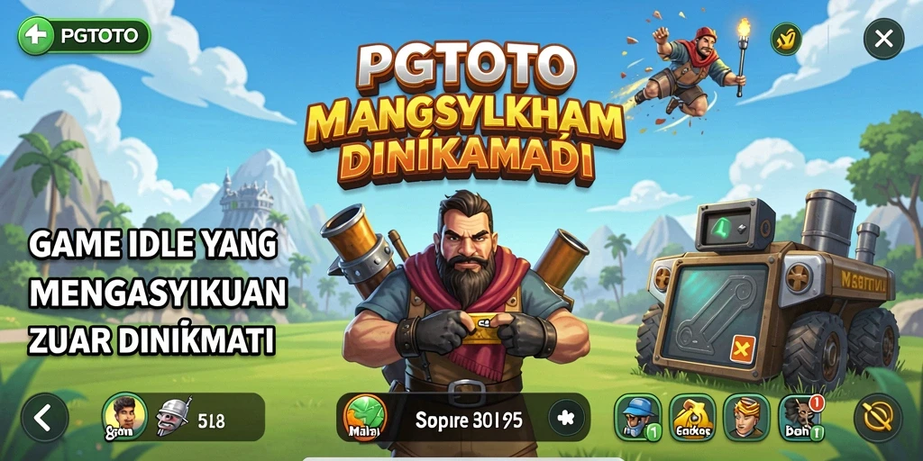 Tampilan gameplay PGTOTO yang menarik dan interaktif untuk game Idle.