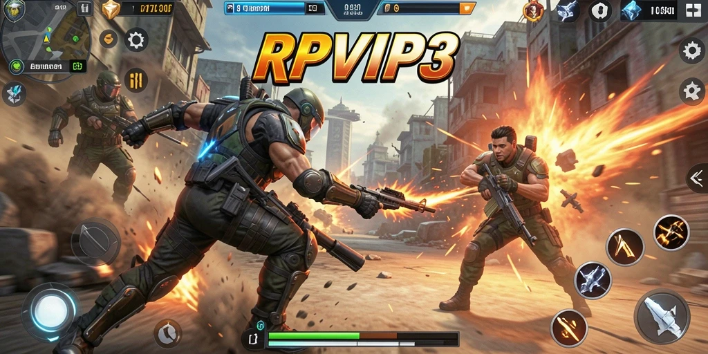 Gameplay seru dan mendebarkan dalam RPVIP3 dengan aksi tanpa henti.