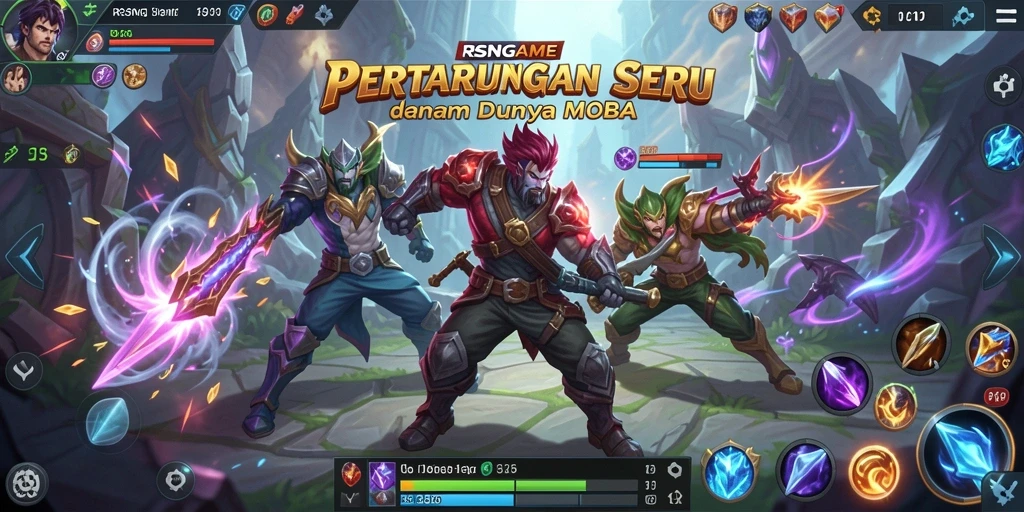 Tampilan gameplay seru RSNGAME dalam suasana penuh aksi.