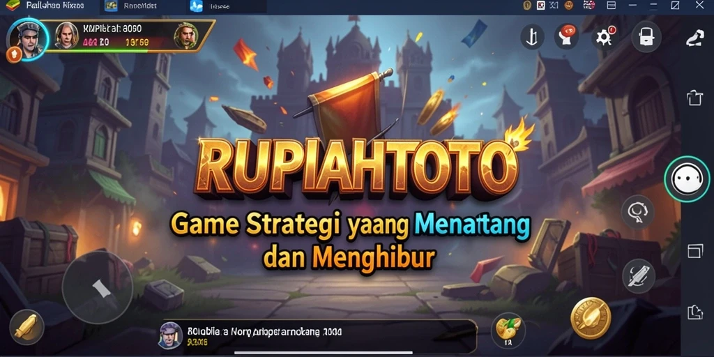 Tampilan permainan RUPIAHTOTO dengan grafis yang menawan.
