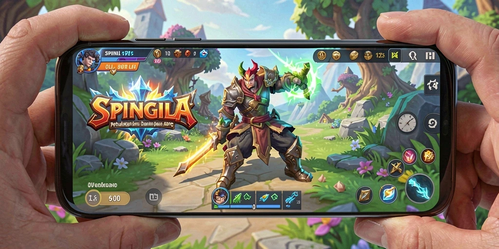 Tampilan gameplay SPINGILA yang menarik dan interaktif di dunia ARPG.