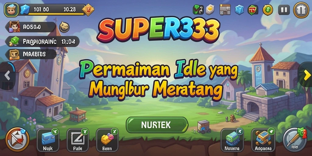 Tampilan menarik dari gameplay idle yang mengasyikkan.