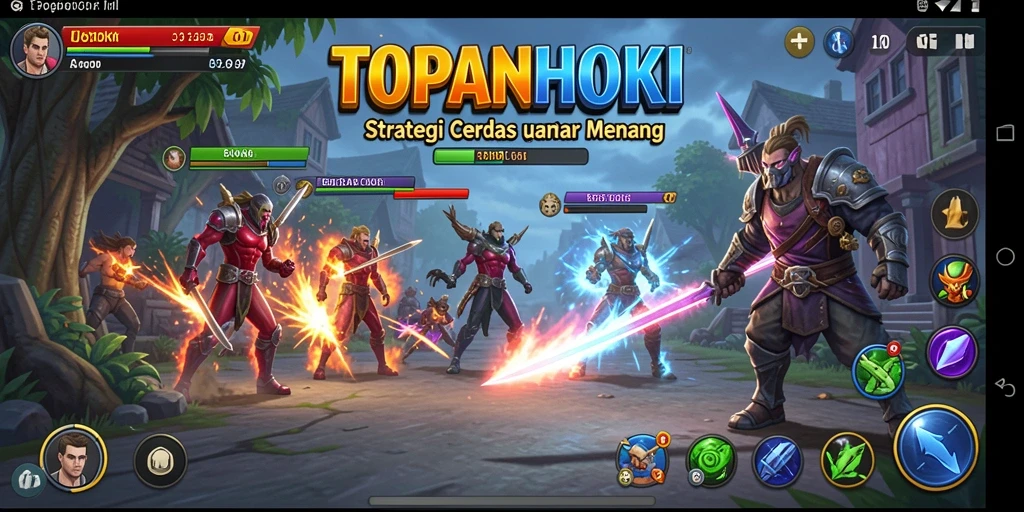 Tampilan gameplay seru dari TOPANHOKI strategi yang menantang.