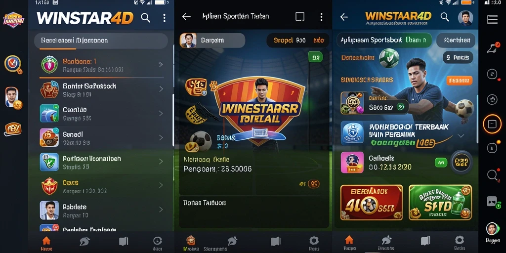 Tampilan gameplay menarik dari aplikasi Sportsbook.