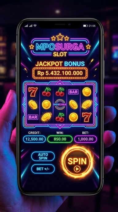 Tampilan antarmuka mposurga yang sederhana dan praktis.